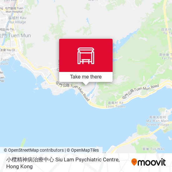 小欖精神病治療中心 Siu Lam Psychiatric Centre地圖