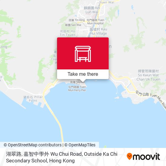 湖翠路, 嘉智中學外 Wu Chui Road, Outside Ka Chi Secondary School map