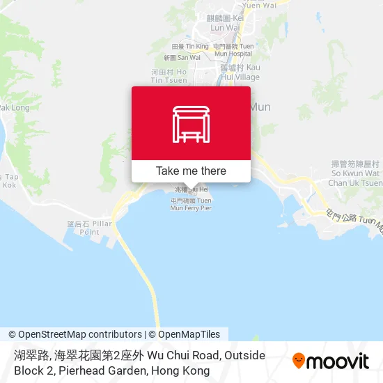 湖翠路, 海翠花園第2座外 Wu Chui Road, Outside Block 2, Pierhead Garden地圖