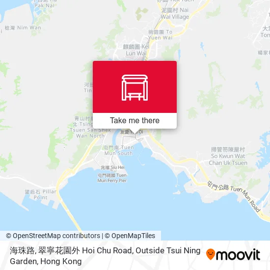 海珠路, 翠寧花園外 Hoi Chu Road, Outside Tsui Ning Garden map