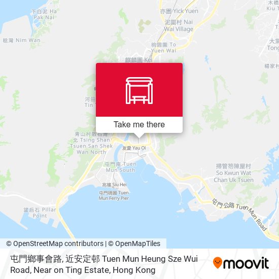 屯門鄉事會路, 近安定邨 Tuen Mun Heung Sze Wui Road, Near on Ting Estate map