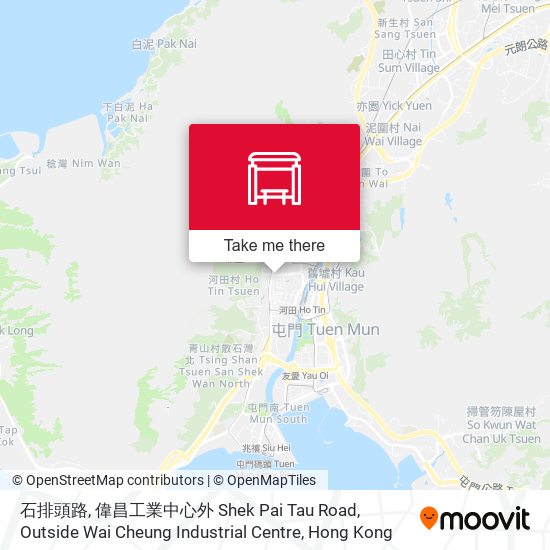 石排頭路, 偉昌工業中心外 Shek Pai Tau Road, Outside Wai Cheung Industrial Centre map