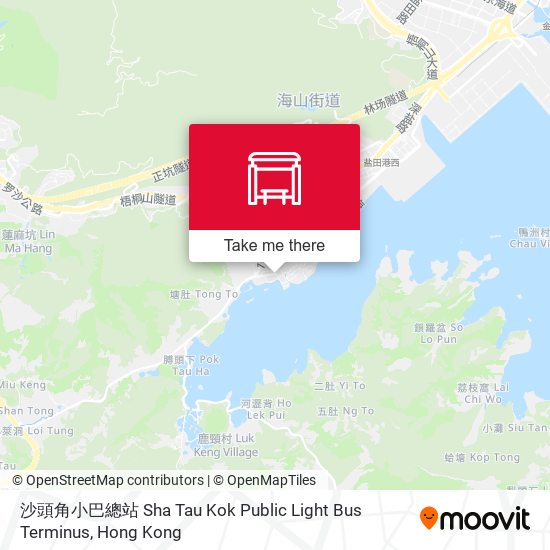 沙頭角小巴總站 Sha Tau Kok Public Light Bus Terminus map