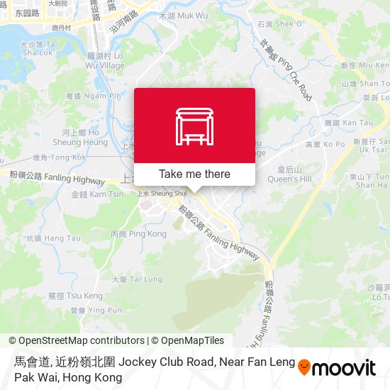 馬會道, 近粉嶺北圍 Jockey Club Road, Near Fan Leng Pak Wai map