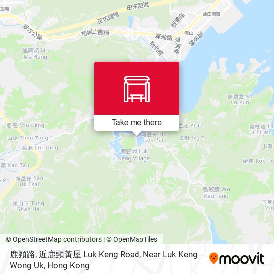 鹿頸路, 近鹿頸黃屋 Luk Keng Road, Near Luk Keng Wong Uk地圖