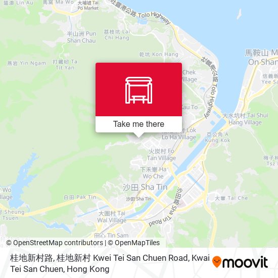 桂地新村路, 桂地新村 Kwei Tei San Chuen Road, Kwai Tei San Chuen map