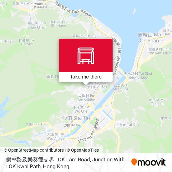 樂林路及樂葵徑交界 LOK Lam Road, Junction With LOK Kwai Path map