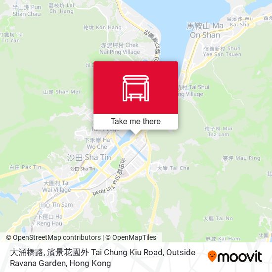 大涌橋路, 濱景花園外 Tai Chung Kiu Road, Outside Ravana Garden map