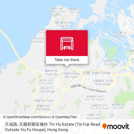 天福路, 天耀邨耀富樓外 Tin Yiu Estate (Tin Fuk Road Outside Yiu Fu House) map