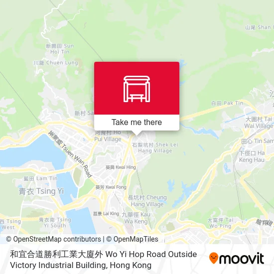 和宜合道勝利工業大廈外 Wo Yi Hop Road Outside Victory Industrial Building map