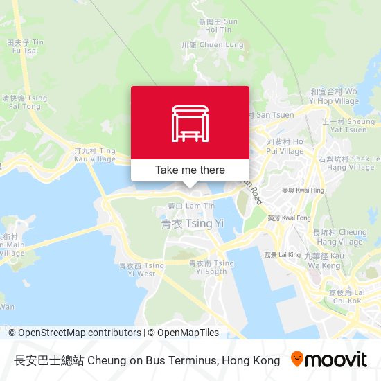 長安巴士總站 Cheung on Bus Terminus map