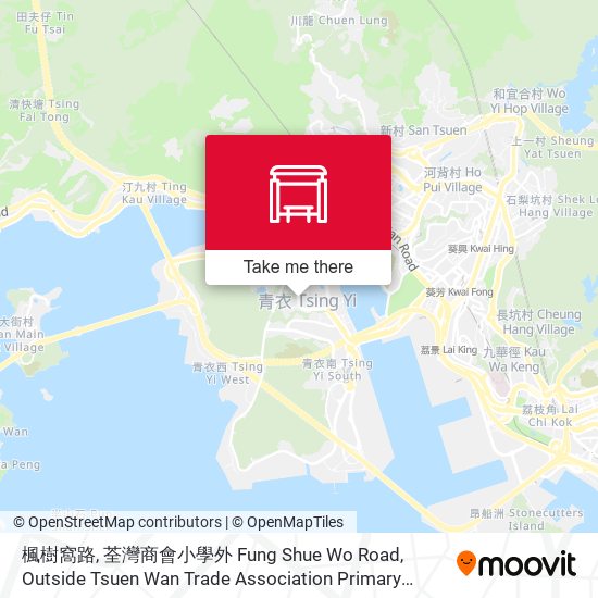 楓樹窩路, 荃灣商會小學外 Fung Shue Wo Road, Outside Tsuen Wan Trade Association Primary School map