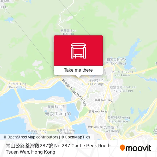 青山公路荃灣段287號 No.287 Castle Peak Road-Tsuen Wan map