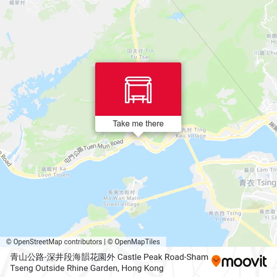 青山公路-深井段海韻花園外 Castle Peak Road-Sham Tseng Outside Rhine Garden地圖
