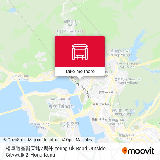 楊屋道荃新天地2期外 Yeung Uk Road Outside Citywalk 2 map