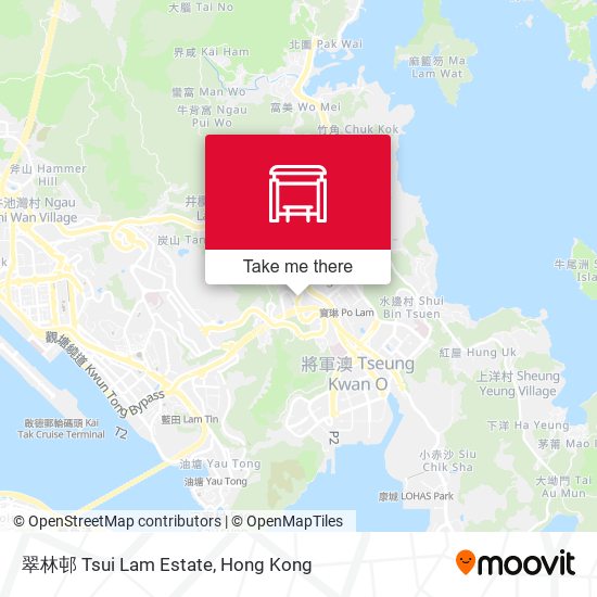 翠林邨 Tsui Lam Estate map