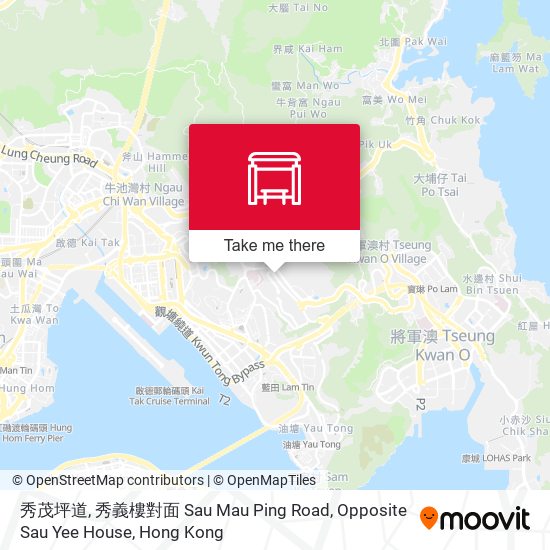 秀茂坪道, 秀義樓對面 Sau Mau Ping Road, Opposite Sau Yee House map