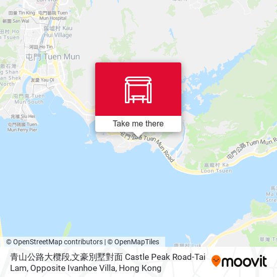 青山公路大欖段,文豪別墅對面 Castle Peak Road-Tai Lam, Opposite Ivanhoe Villa map