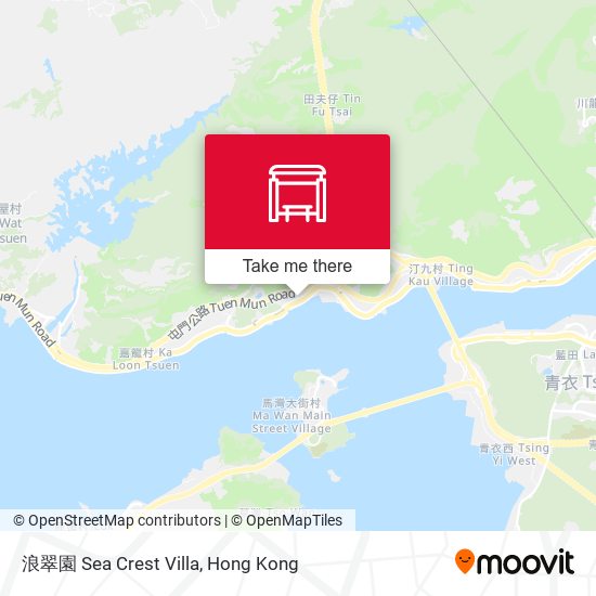 浪翠園 Sea Crest Villa map