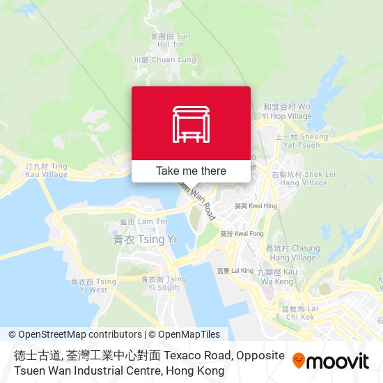 德士古道, 荃灣工業中心對面 Texaco Road, Opposite Tsuen Wan Industrial Centre地圖