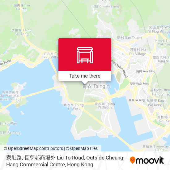 寮肚路, 長亨邨商場外 Liu To Road, Outside Cheung Hang Commercial Centre地圖