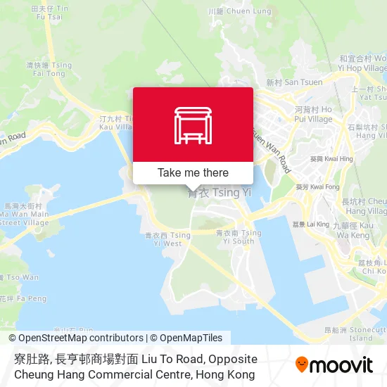 寮肚路, 長亨邨商場對面 Liu To Road, Opposite Cheung Hang Commercial Centre地圖
