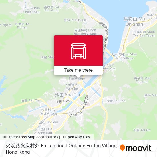 火炭路火炭村外 Fo Tan Road Outside Fo Tan Village map