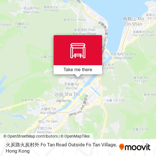 火炭路火炭村外 Fo Tan Road Outside Fo Tan Village地圖