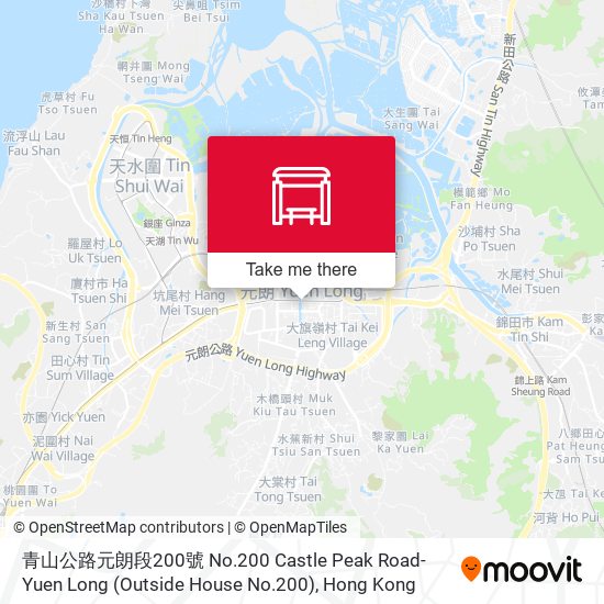 青山公路元朗段200號 No.200 Castle Peak Road-Yuen Long (Outside House No.200) map
