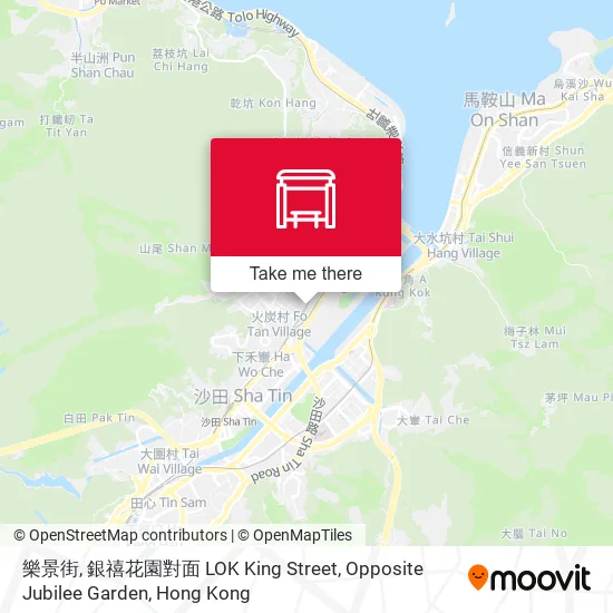 樂景街, 銀禧花園對面 LOK King Street, Opposite Jubilee Garden map