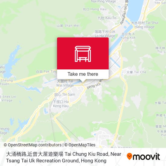 大涌橋路,近曾大屋遊樂場 Tai Chung Kiu Road, Near Tsang Tai Uk Recreation Ground map