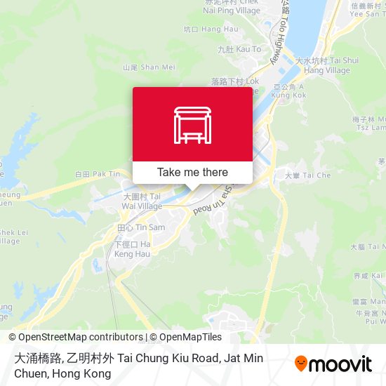 大涌橋路, 乙明村外 Tai Chung Kiu Road, Jat Min Chuen map