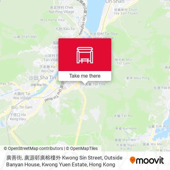 廣善街, 廣源邨廣榕樓外 Kwong Sin Street, Outside Banyan House, Kwong Yuen Estate map