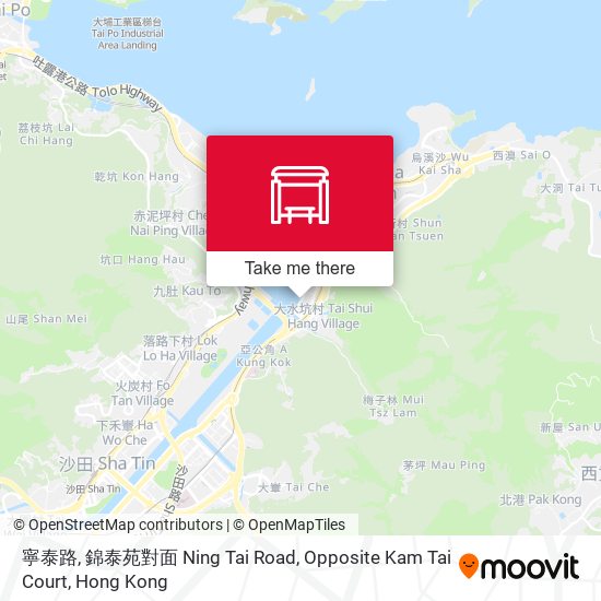寧泰路, 錦泰苑對面 Ning Tai Road, Opposite Kam Tai Court map
