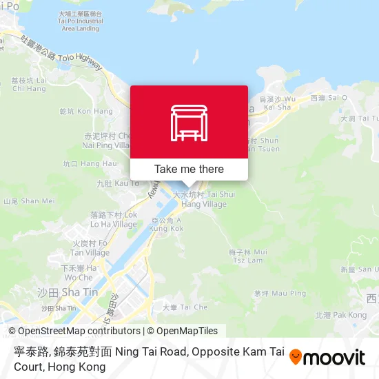 寧泰路, 錦泰苑對面 Ning Tai Road, Opposite Kam Tai Court地圖