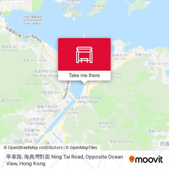 寧泰路, 海典灣對面 Ning Tai Road, Opposite Ocean View map