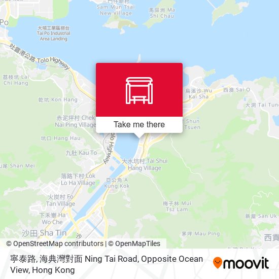 寧泰路, 海典灣對面 Ning Tai Road, Opposite Ocean View地圖