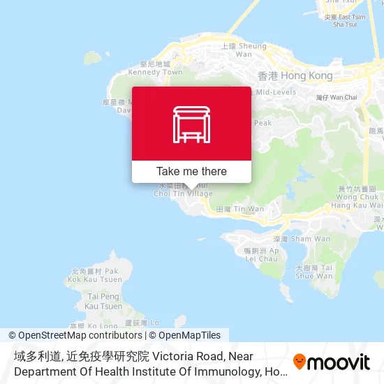 域多利道, 近免疫學研究院 Victoria Road, Near Department Of Health Institute Of Immunology map