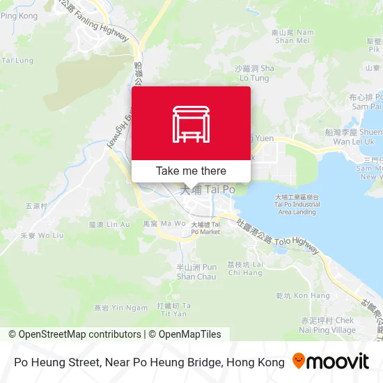 寶鄉街, 近寶鄉橋 Po Heung Street, Near Po Heung Bridge map