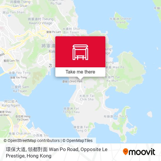 環保大道, 領都對面 Wan Po Road, Opposite Le Prestige map