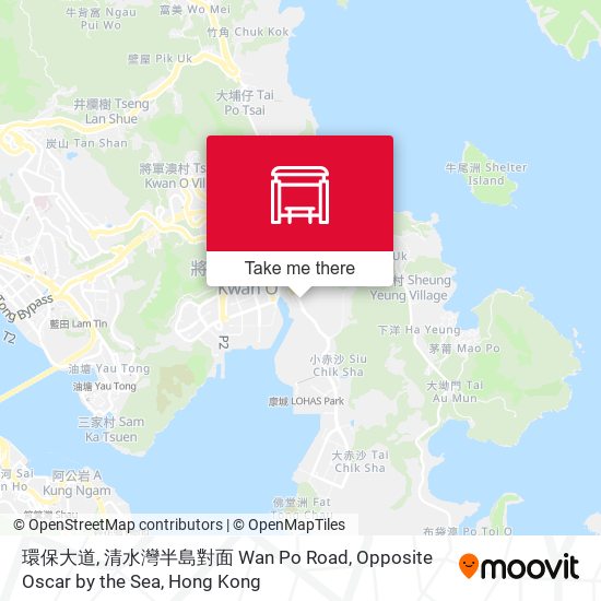 環保大道, 清水灣半島對面 Wan Po Road, Opposite Oscar by the Sea map
