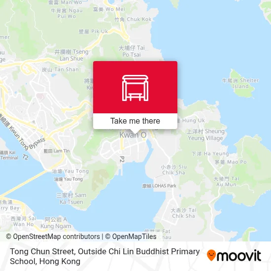 Tong Chun Street, Outside Chi Lin Buddhist Primary School map