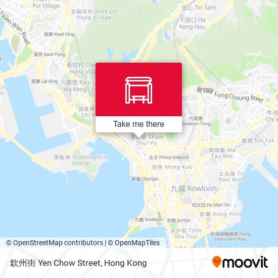 欽州街 Yen Chow Street map