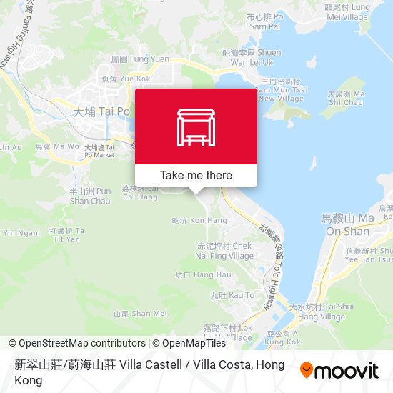 新翠山莊 / 蔚海山莊 Villa Castell / Villa Costa map