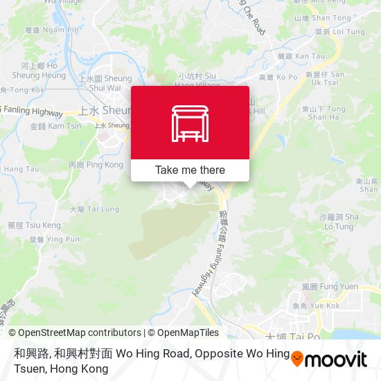 和興路, 和興村對面 Wo Hing Road, Opposite Wo Hing Tsuen map