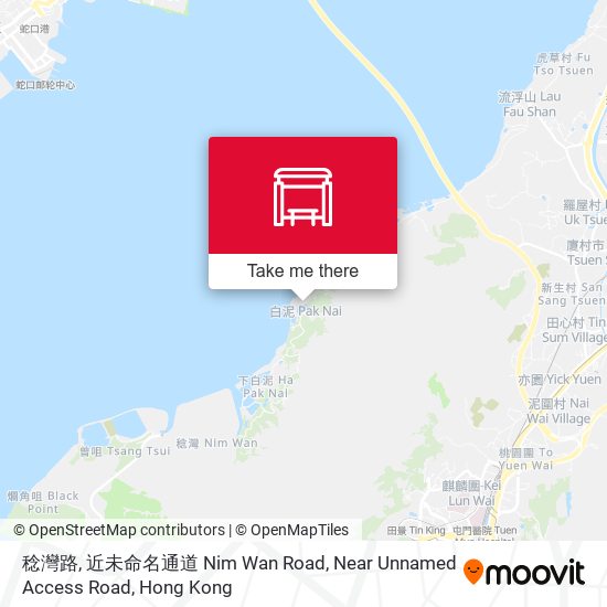 稔灣路,近未命名通道 Nim Wan Road, Near Unnamed Access Road map