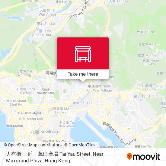 大有街,　近　萬廸廣場 Tai Yau Street, Near Maxgrand Plaza map
