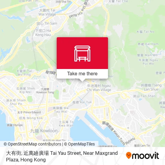 大有街, 近萬廸廣場 Tai Yau Street, Near Maxgrand Plaza map