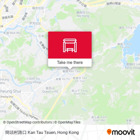 簡頭村路口 Kan Tau Tsuen map