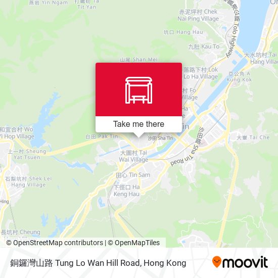 銅鑼灣山路 Tung Lo Wan Hill Road map